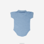 Lacoste סט מארז כותנה אורגנית לתינוק DZ4D0D2989 רגלים כחולות ילדים - Image 2
