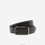 Lacoste סט מתנה לחגורת אבזם עם שני פינים DZ4D0D2113 noir marine 166 672 גברים