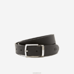 Lacoste סט מתנה לחגורת סיכה וחגורת אבזם שטוח DZ4D0D2111 noir magnet j10 גברים