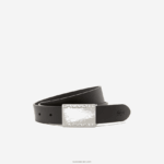 Lacoste סט מתנה לחגורת סיכה וחגורת אבזם שטוח DZ4D0D2111 noir magnet j10 גברים - Image 3