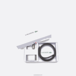 Lacoste סט מתנה לחגורת סיכה וחגורת אבזם שטוח DZ4D0D2111 noir magnet j10 גברים - Image 5
