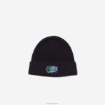 Lacoste סט מתנה של כיפה וצעיף מצמר מצולע DZ4D0D1691 כחול כהה 166 נשים - Image 3