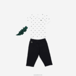Lacoste סט קופסת פיג'מות צעצועים וכותנה אורגנית DZ4D0D2984 כחול כהה לבן 525 ילדים - Image 2