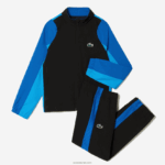 Lacoste סט ריצה קלורבלוק טניס DZ4D0D3047 שחור כחול צהוב ayf בנים - Image 5