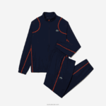 Lacoste סט ריצוף טניס עם צוואר גבוה DZ4D0D29 כתום כחול כהה xig גברים
