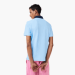 Lacoste סמארט פריז כותנה אורגנית פיקה פולו DZ4D0D193 כחול כהה cm9 גברים - Image 2