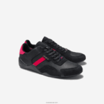Lacoste סניקרס סינטטי מעור hapona DZ4D0D1869 שחור אדום 1b5 גברים - Image 2