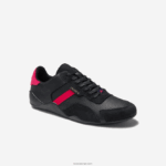 Lacoste סניקרס סינטטי מעור hapona DZ4D0D1869 שחור אדום 1b5 גברים