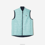 Lacoste ספורט גולף אפוד הפיך DZ4D0D2430 כחול בהיר ירוק b00 נשים - Image 4
