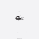 Lacoste ספורט טניס חולצה טכנית אוברסייז קרוקס DZ4D0D3019 לבן שחור au8 ילדים - Image 4