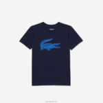 Lacoste ספורט טניס חולצה טכנית אוברסייז קרוקס DZ4D0D3023 כחול כהה vi3 ילדים