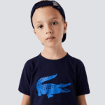 Lacoste ספורט טניס חולצה טכנית אוברסייז קרוקס DZ4D0D3121 כחול כהה 976 ילדים