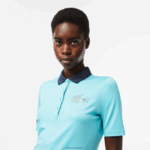 Lacoste ספורט מיאמי במהדורה פתוחה פולו DZ4D0D2372 מנטה bvg נשים - Image 2