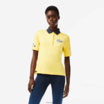 Lacoste ספורט מיאמי במהדורה פתוחה פולו DZ4D0D2373 צהוב 107 נשים