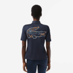 Lacoste ספורט מיאמי במהדורה פתוחה פולו DZ4D0D2374 כחול kxe נשים - Image 2