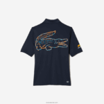 Lacoste ספורט מיאמי במהדורה פתוחה פולו DZ4D0D2374 כחול kxe נשים - Image 4