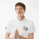 Lacoste ספורט מיאמי מהדורה פתוחה פיקה פולו DZ4D0D205 לבן 001 גברים - Image 3