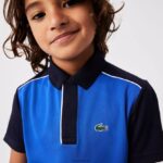 Lacoste ספורט פולו פיקה יבש במיוחד DZ4D0D3162 כחול כהה 976 בנים