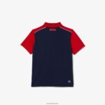 Lacoste ספורט פולו פיקה יבש במיוחד DZ4D0D3163 אדום כחול כהה 528 בנים - Image 2
