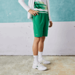 Lacoste ספורט x novak djokovic מכנס סטרץ קל DZ4D0D1534 ירוק ldm גברים - Image 7