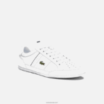 Lacoste עור chaymon ונעלי ספורט סינתטיות DZ4D0D1713 לבן & נייבי 042 גברים