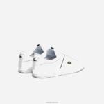 Lacoste עור chaymon ונעלי ספורט סינתטיות DZ4D0D1713 לבן & נייבי 042 גברים - Image 3