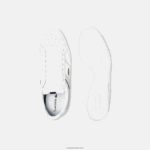 Lacoste עור chaymon ונעלי ספורט סינתטיות DZ4D0D1713 לבן & נייבי 042 גברים - Image 4