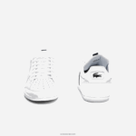 Lacoste עור chaymon ונעלי ספורט סינתטיות DZ4D0D1713 לבן & נייבי 042 גברים - Image 5