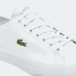 Lacoste עור gripshot ונעלי ספורט סינתטיות DZ4D0D1750 לבן 21 גרם גברים - Image 6