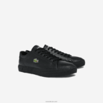 Lacoste עור gripshot ונעלי ספורט סינתטיות DZ4D0D1883 שחור 02h גברים - Image 2
