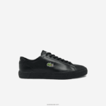 Lacoste עור gripshot ונעלי ספורט סינתטיות DZ4D0D1883 שחור 02h גברים