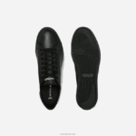 Lacoste עור gripshot ונעלי ספורט סינתטיות DZ4D0D1883 שחור 02h גברים - Image 4
