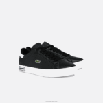 Lacoste עור powercourt ונעלי ספורט סינתטיות DZ4D0D2721 שחור ולבן 312 נשים - Image 2