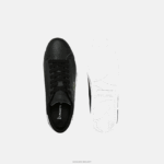 Lacoste עור powercourt ונעלי ספורט סינתטיות DZ4D0D2721 שחור ולבן 312 נשים - Image 4
