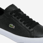 Lacoste עור powercourt ונעלי ספורט סינתטיות DZ4D0D2721 שחור ולבן 312 נשים - Image 6