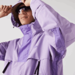 Lacoste פארקה דוחה מים DZ4D0D1256 gfu סגול גברים - Image 3