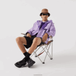 Lacoste פארקה דוחה מים DZ4D0D1256 gfu סגול גברים - Image 6
