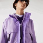 Lacoste פארקה דוחה מים DZ4D0D1256 gfu סגול גברים - Image 7