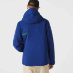 Lacoste פארקה מרופד עמיד במים DZ4D0D1308 כחול bdm גברים - Image 3