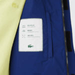 Lacoste פארקה מרופד עמיד במים DZ4D0D1308 כחול bdm גברים - Image 7
