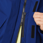 Lacoste פארקה מרופד עמיד במים DZ4D0D1308 כחול bdm גברים - Image 10