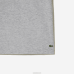 Lacoste פולו בהדפס ניגודיות כותנה אורגנית DZ4D0D3035 chine אפור cca ילדים - Image 4