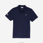 Lacoste פולו בכושר רגיל של מיאמי פתוח DZ4D0D916 כחול כהה 166 גברים
