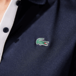 Lacoste פולו גולף מתיחה ספורט נושם DZ4D0D2487 כחול כהה לבן 525 נשים - Image 6