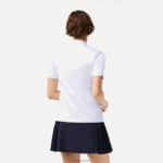 Lacoste פולו גולף מתיחה ספורט נושם DZ4D0D2488 כחול כהה לבן 522 נשים - Image 3