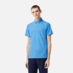 Lacoste פולו גולף נושם במרקם ספורטיבי DZ4D0D67 כחול l99 גברים