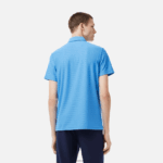 Lacoste פולו גולף נושם במרקם ספורטיבי DZ4D0D67 כחול l99 גברים - Image 3