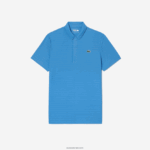 Lacoste פולו גולף נושם במרקם ספורטיבי DZ4D0D67 כחול l99 גברים - Image 4