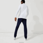 Lacoste פולו גולף נושם במרקם ספורטיבי DZ4D0D69 לבן 001 גברים - Image 3