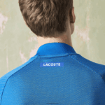 Lacoste פולו טניס ספורטיבי ללא תפרים DZ4D0D771 כחול צהוב pth גברים - Image 5
